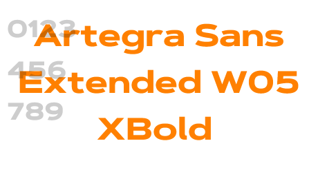 Artegra Sans Extended W05 XBold