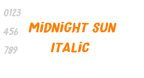 Midnight Sun Italic