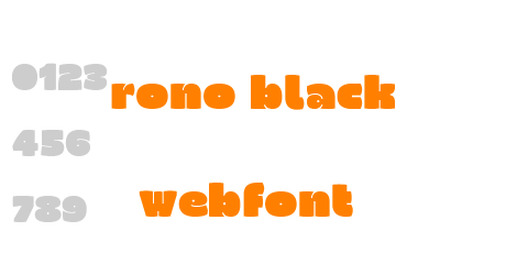 rono black webfont