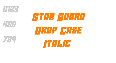 Star Guard Drop Case Italic
