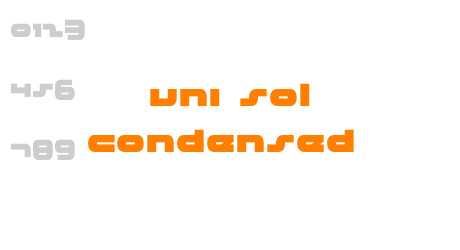 uni sol condensed