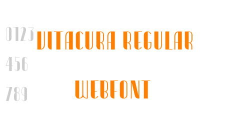 vitacura regular webfont