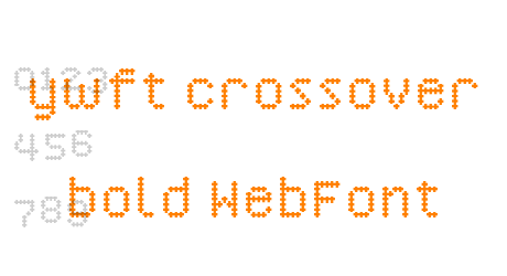 ywft crossover bold WebFont