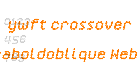 ywft crossover extraboldoblique WebFont