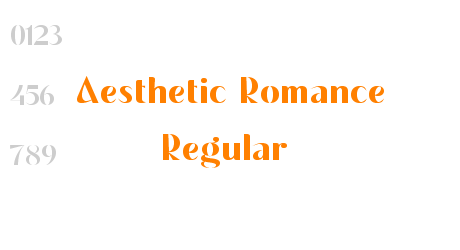Aesthetic Romance Regular