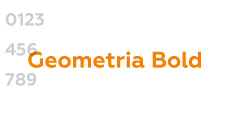 Geometria Bold