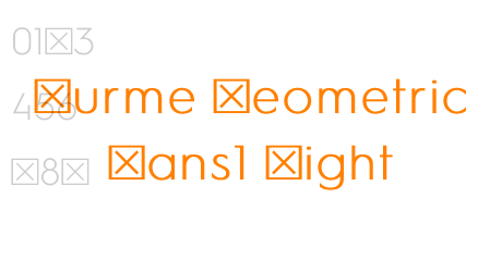 Hurme Geometric Sans1 Light