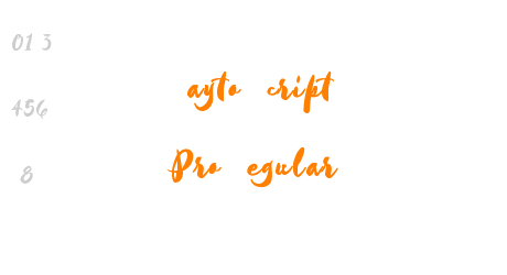 Kayto Script Pro Regular