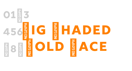 Rig Shaded Bold Face