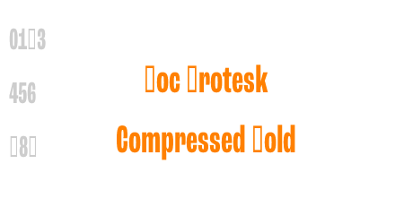 Roc Grotesk Compressed Bold