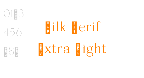 Silk Serif Extra Light