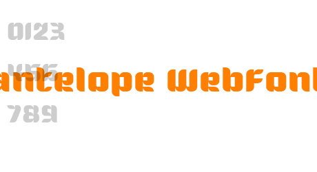 antelope WebFont