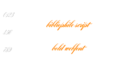 bibliophile script bold webfont