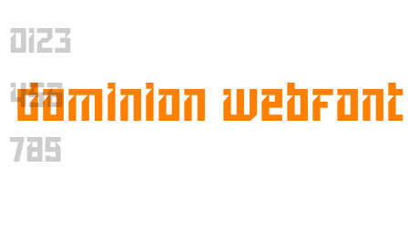 dominion WebFont