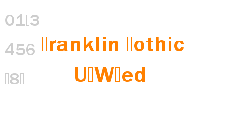 Franklin Gothic URWMed