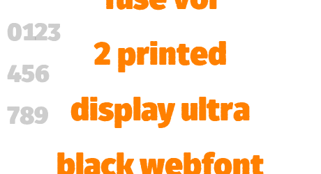 fuse vol 2 printed display ultra black webfont