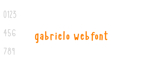 gabrielo webfont