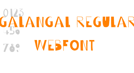 galangal regular webfont
