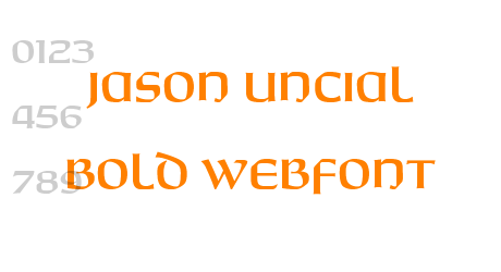 jason uncial bold WebFont