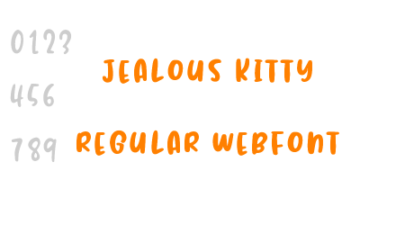 jealous kitty regular webfont