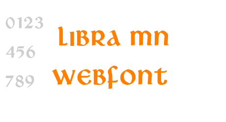 libra mn WebFont