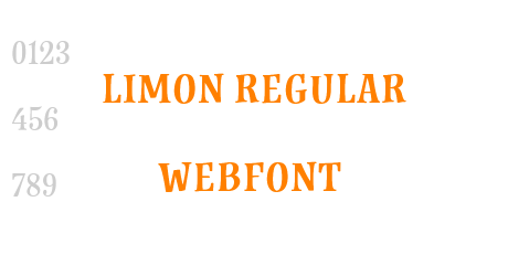 limon regular WebFont