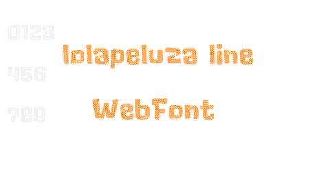 lolapeluza line WebFont