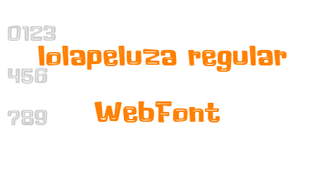 lolapeluza regular WebFont