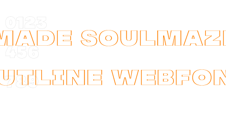 made soulmaze outline webfont