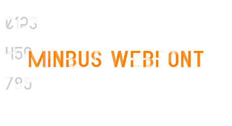 minbus webfont