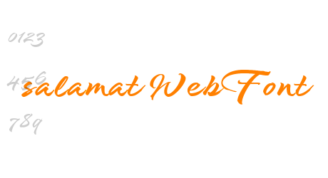 salamat WebFont