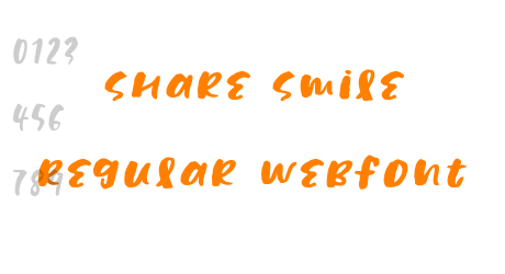 share smile regular webfont