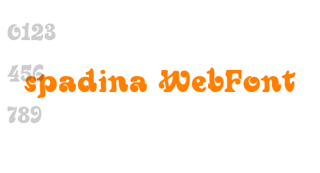 spadina WebFont
