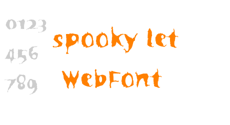 spooky let WebFont