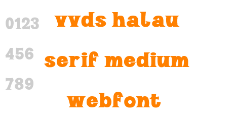 vvds halau serif medium webfont