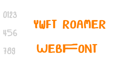 ywft roamer WebFont