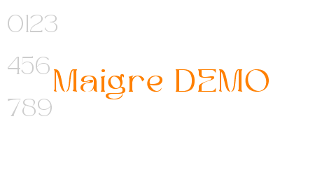Maigre DEMO