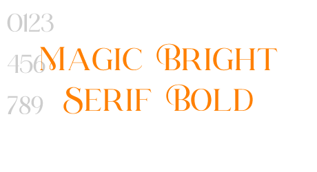 Magic Bright Serif Bold