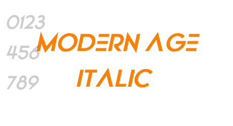 Modern Age Italic