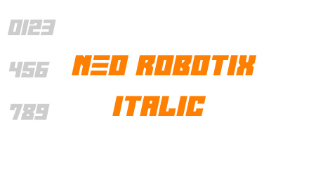Neo Robotix Italic
