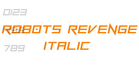 Robots Revenge Italic