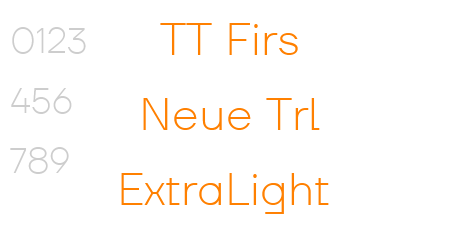 TT Firs Neue Trl ExtraLight