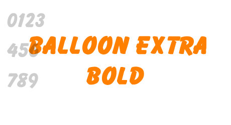 Balloon Extra Bold