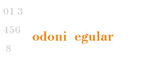 Bodoni Regular