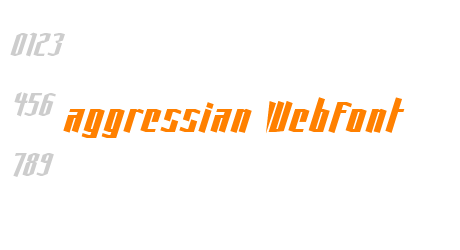 aggressian WebFont