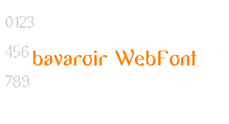 bavaroir WebFont