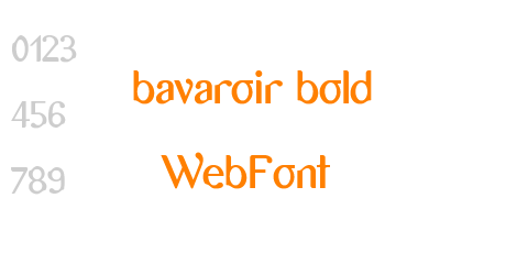 bavaroir bold WebFont