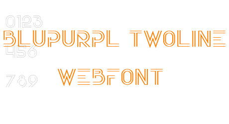 blupurpl twoline webfont