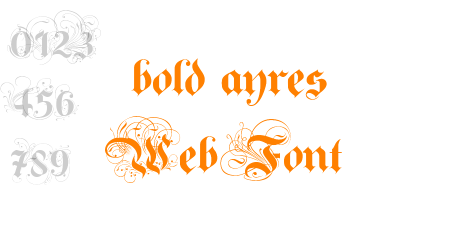 bold ayres WebFont