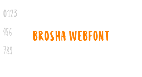 brosha webfont